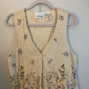 Vintage Linen Vest